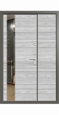 дверь  Входная дверь ОРФЕЙ-611 двустворчатый (Ретвизан)